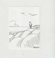 Illustrateur   : Jean Giraud / Moebius   à Dieppe , La Mer  ( Tirage 1000 Expl. ) - Altri & Non Classificati