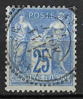 FRANCE Classique, B Obl. CAD Perlés: Labosse (Oise) Sur Y&T 78 - 1876-1898 Sage (Tipo II)