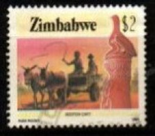 ZIMBABWE    -     ânes Oblitéré. Tirant   Une Charrette - Burros Y Asnos