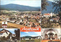 72227274 Arnbruck Panorama Wittelsbacher Brunnen Gemeindezentrum Pfarrkirche St  - Autres & Non Classés