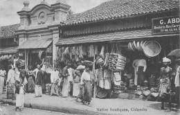 CPA CEYLON / NATIVES BOUTIQUES  / COLOMBO - Sri Lanka (Ceilán)