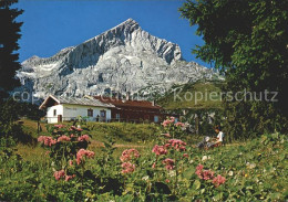 72227271 Garmisch-Partenkirchen Kreuzalm Am Kreuzeck Mit Alpspitze Nordwand Garm - Garmisch-Partenkirchen