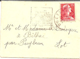 5 --- 46 BRETENOUX Daguin Illustré Mignonette - Mechanical Postmarks (Advertisement)