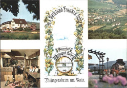 72227262 Thuengersheim Winzerhof Hotel Rezeption Fass Totalansicht Thuengersheim - Autres & Non Classés