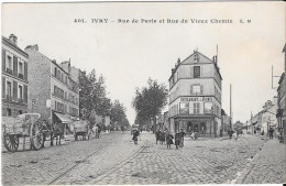 IVRY - Rue De Paris Et Rue Du Vieux Chemin - Ivry Sur Seine