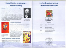 Souvenir  Fdc 2003 Berlin Boite Aux Lettres - 2001-2010