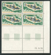 TAAF - N°34/38 - POISSONS DIVERS - BLOC DE 4  - COINS DATES - Unused Stamps