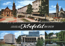 72227067 Krefeld Hauptbahnhof Ostwall Polizeidirektion Stadttheater Krefeld - Krefeld