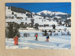 Switzerland Suisse Schweiz  - Schonried Berner Oberland Ski Skiers - Sonstige & Ohne Zuordnung