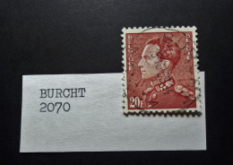Belgie Belgique - 1951 -  OPB/COB  N° 848 B - 20 F  - Obl.  - Burcht - 1959 - Used Stamps