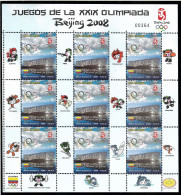 (LOT390) Colombia Olympic Games Beijin. 2008. XF MNH - Colombia