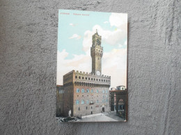 Cpa Firenze Florence Palazzo Vecchio - Firenze