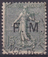 Semeuse Surcharge F M - 1903-60 Sower - Ligned