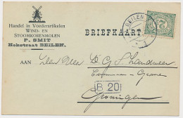 Firma Briefkaart Beilen 1910 - Wind- Stoomkorenmolen - Zonder Classificatie