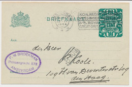 Briefkaart G. 168 A II Amsterdam - S Gravenhage 1924 - Ganzsachen