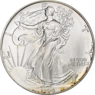 États-Unis, 1 Dollar, 1 Oz, Silver Eagle, 1994, Philadelphie, Argent, SPL+ - Plata