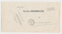 Trein Haltestempel Kampen 1882 - Storia Postale