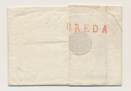 Parijs Frankrijk - Grensstempel BREDA - Utrecht 1814 - ...-1852 Precursori