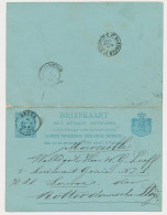 Briefkaart G. 30 Breda - Marseille Frankrijk 1894  - Ganzsachen