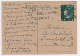 Briefkaart G. 282 A Den Haag - Amsterdam 1945 - Postwaardestukken