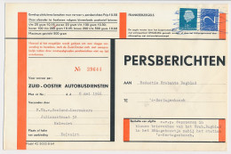 Helvoirt - S Hertogenbosch 1966 - Persbericht Z.O. Autobusdienst - Zonder Classificatie