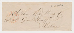 Hillegom - Leiden - Haarlem 1869 - Gebroken Ringstempel - Covers & Documents
