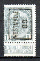 1353 Voorafstempeling Op Nr 81 - WESTMALLE 09 - Positie A - Rollo De Sellos 1900-09