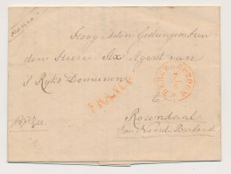 Bergen Op Zoom - Rozendaal 1842 - Franco  - ...-1852 Prephilately