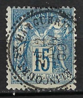 FRANCE Classique, B Obl. CAD Perlés: Elincourt Ste Marguerite (Oise) Sur Y&T 90 - 1876-1898 Sage (Type II)