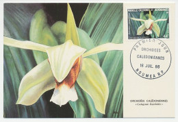 Maximum Card New Caledonia 1986 Orchid - Autres & Non Classés