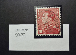 Belgie Belgique - 1951 -  OPB/COB  N° 848 B - 20 F  - Obl.  - BURST - 1959 - Used Stamps