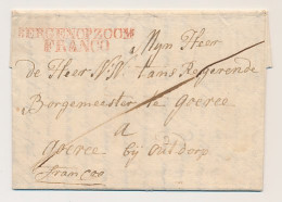 BERGEN OP ZOOM FRANCO - Goeree Ouddorp 1815 - ...-1852 Prephilately