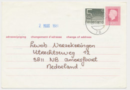 Verhuiskaart G. 43 Duitsland - Veldpost Utrecht - Uit Buitenland - Postwaardestukken