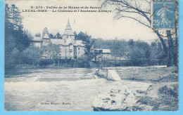 Vallée De La Meuse Et Semoy-LAVAL-DIEU-Le Château Et L'Ancienne Abbaye-Cachet Convoyeur-Ambulant Givet-Charleville-1927 - Montherme