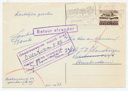 Bussum - Amsterdam 1966 - Adres Onbekend - Retour Afzender  - Sin Clasificación