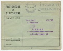 Machinestempel Postgiro Kantoor Den Haag 1934 - Unclassified