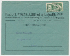 Firma Envelop Broek Op Langendijk 1924 - Groentenhandel - Unclassified