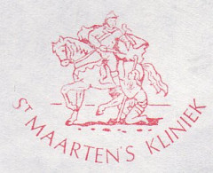 Meter Cover Netherlands 1984 St. Martin - Soldier - Coat - Horse - Sonstige & Ohne Zuordnung