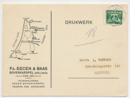 Drukwerk ( Met Inhoud ) Bovenkarspel 1930 -Groente / Aardappelen - Non Classés