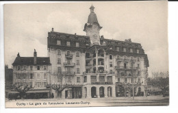 Suisse  Cpa  OUCHY La Gare Du Funiculaire Lausanne Ouchy  Hotel Du Parc Non Ecrite N0174 - Sonstige & Ohne Zuordnung