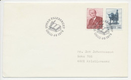 Cover / Postmark Norway 1979 Johan Falkberget - Writer  - Ecrivains