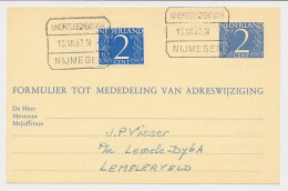 Treinblokstempel : S Hertogenbosch - Nijmegen N 1957 - Non Classés