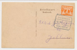 Treinblokstempel : Groningen - Harlingen V 1925 - Unclassified