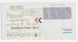 Schiedam - Arnhem 1983 - Stakingspost - Ned. Pakket Dienst - Non Classés