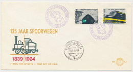 FDC / 1e Dag Em. 125 Jaar Spoorwegen 1964 - E65 - Wonderland  - Ohne Zuordnung