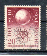 ALLEMAGNE - GERMANY - 1955 - EN FAVEUR DE LA RECHERCHE SCIENTIFIQUE - IN THE BENEFIT OF SCIENTIFIC RESEARCH - - Used Stamps