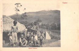 CPA CEYLON / CEYLON / NATIVE CHILDREN - Sri Lanka (Ceilán)