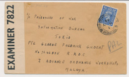 Censored Cover GB / UK - Japan - Netherlands Indies -Malaya 1944 - Niederländisch-Indien