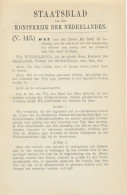Staatsblad 1926 : Spoorlijn Velp - Arnhem - Documents Historiques