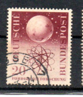 ALLEMAGNE - GERMANY - 1955 - EN FAVEUR DE LA RECHERCHE SCIENTIFIQUE - IN THE BENEFIT OF SCIENTIFIC RESEARCH - - Used Stamps